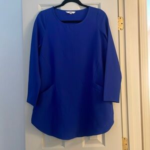 Jack By BB Dakota Blue Long-Sleeve Dress/Tunic